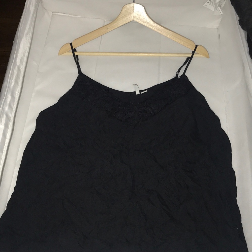 Decorative Black tank top